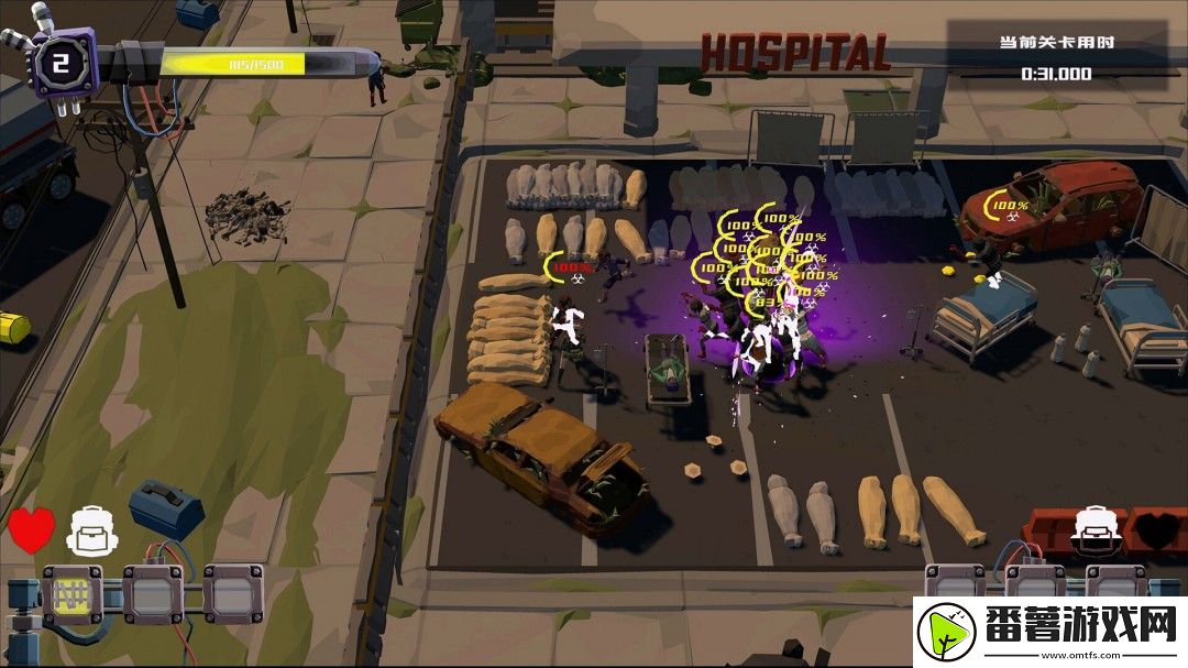 俯视角合作生存僵尸大逃杀游戏一线生机现已正式发售