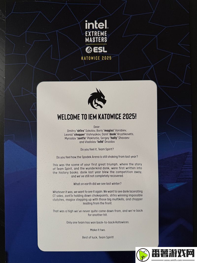 spirit晒卡托维兹寄语