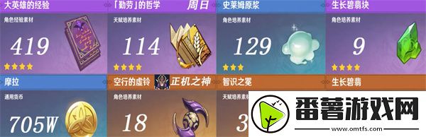 原神瑶瑶养成材料全攻略