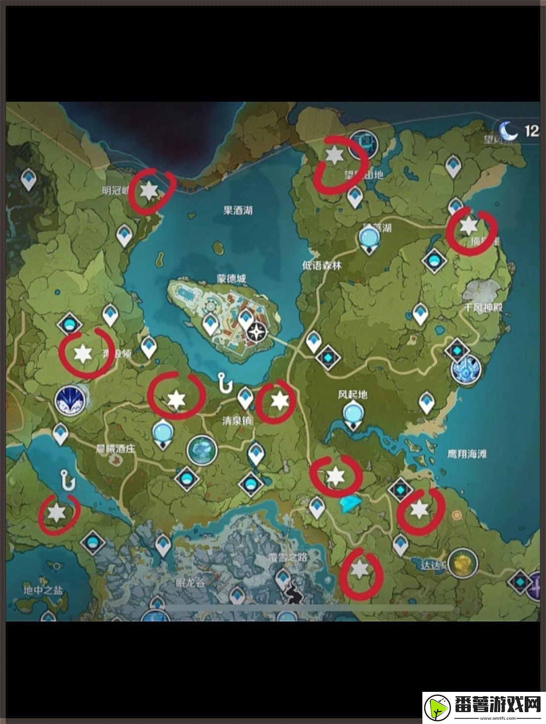 原神莫尔泰区地灵龛位置