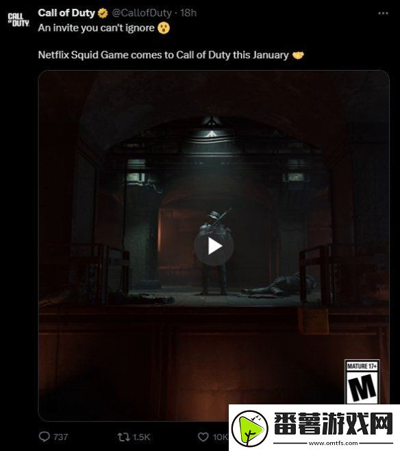 不愧是使命召唤的顶梁柱!黑6上线不久但联动多多