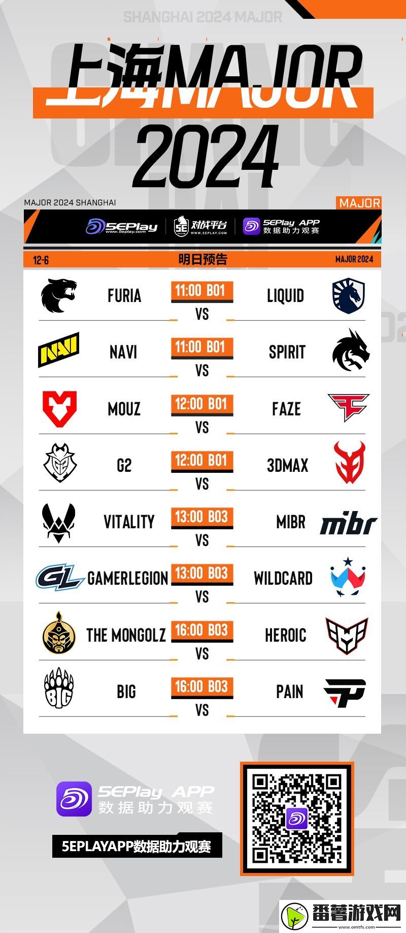 上海major正赛阶段首日赛果与次日预告一览