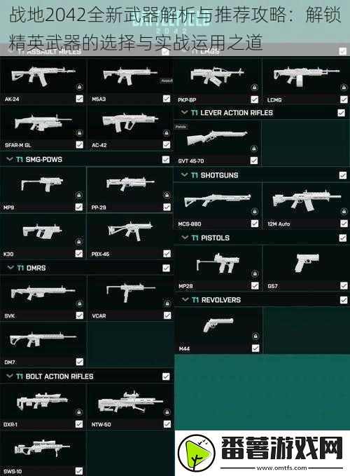 战地2042全新武器解析与推荐攻略