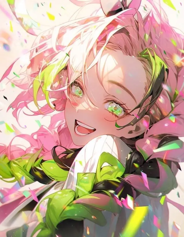 鬼灭之刃女角色去掉所有服装图片-甘露寺蜜璃去掉所有衣服样子