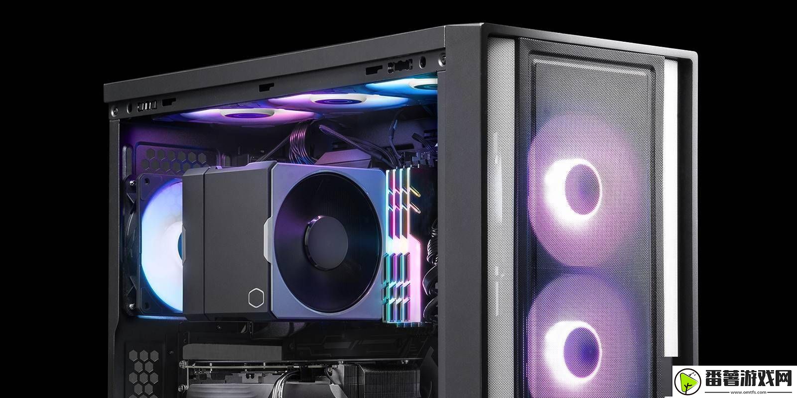 酷冷至尊新推hyper-612-apex风冷：单塔双扇-隐形黑化设计更简洁