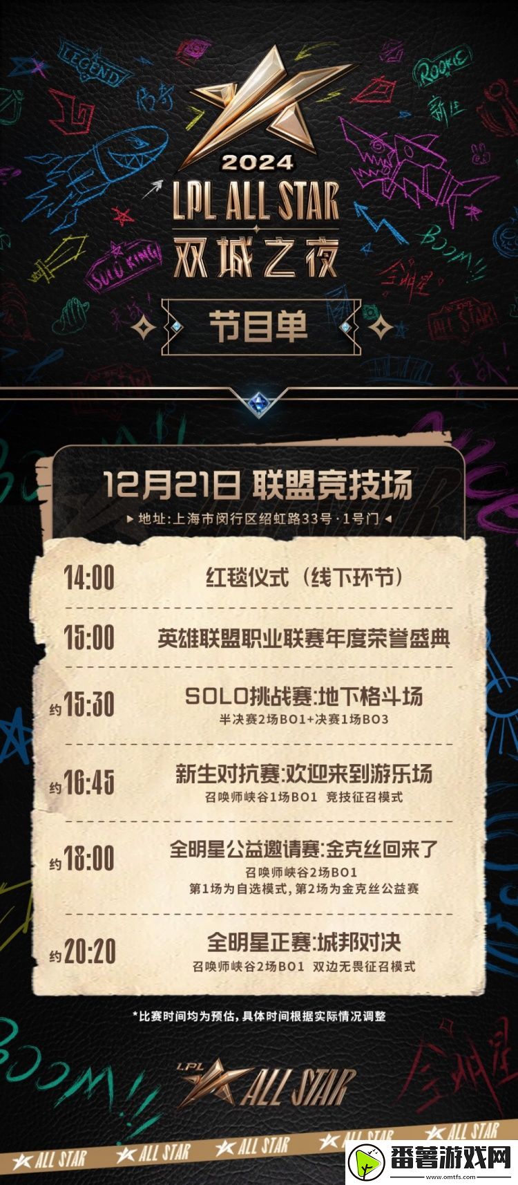 英雄联盟全明星安排